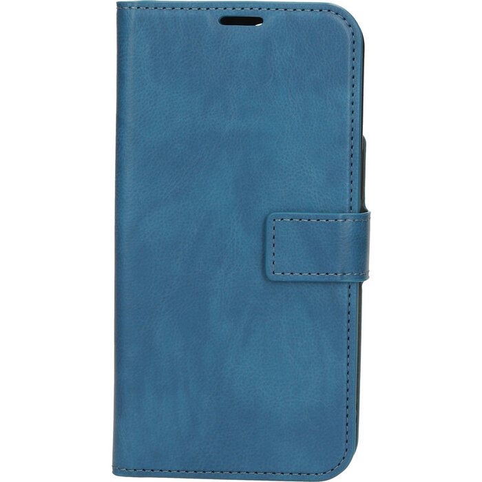 Mobiparts Mobiparts Classic Wallet Case voor iPhone 14 Pro Max - Staalblauw