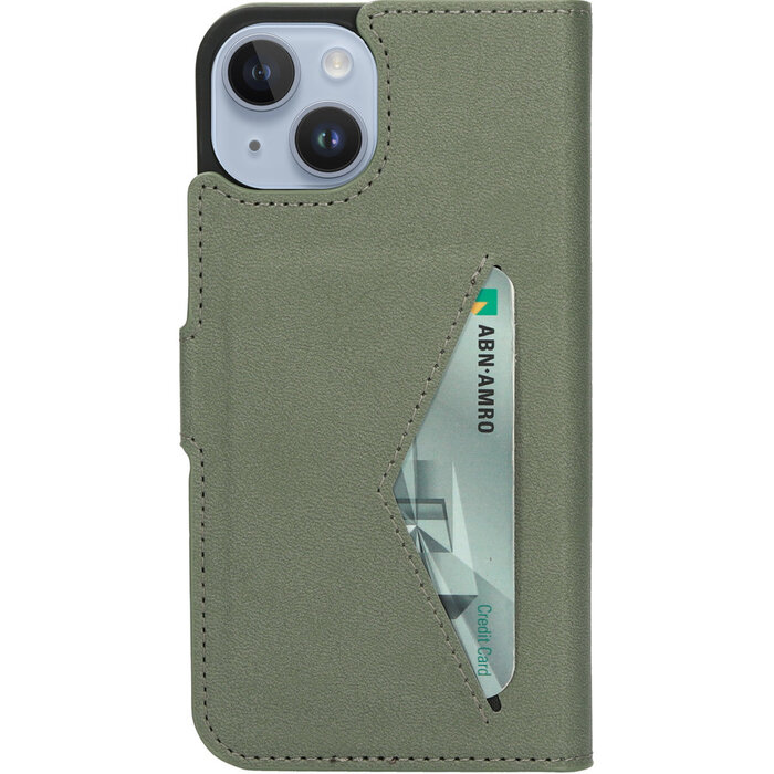 Mobiparts Mobiparts Classic Wallet Case Apple iPhone 14 Stone Green