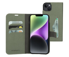 Mobiparts Mobiparts Classic Wallet Case voor iPhone 14 Plus - Stone Green