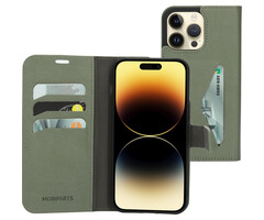 Mobiparts Mobiparts Classic Wallet Case voor Apple iPhone 14 Pro Max - Stone Green