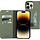 Mobiparts Classic Wallet Case voor Apple iPhone 14 Pro Max - Stone Green