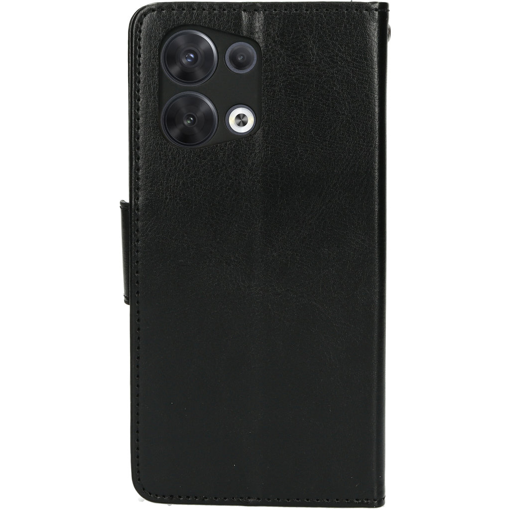 Mobiparts Mobiparts Classic Wallet Case voor Oppo Reno8 5G - Zwart