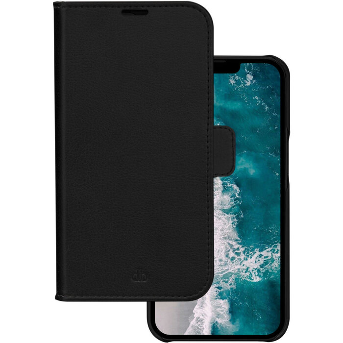 DBramante1928 Dbramante1928 Stockholm 2-in-1 Folio Hoesje voor iPhone 14 - Zwart