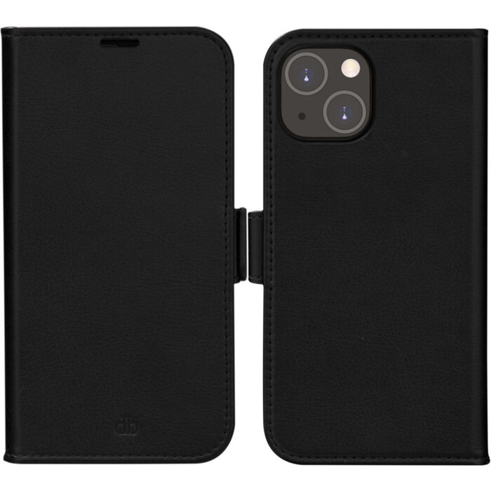DBramante1928 Dbramante1928 Stockholm 2-in-1 Folio Hoesje voor iPhone 14 - Zwart
