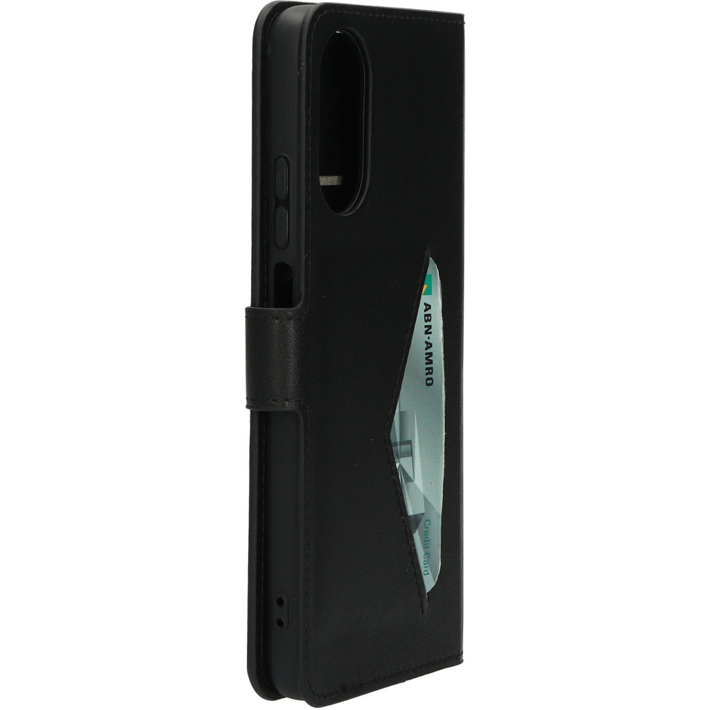 Mobiparts Mobiparts Classic Wallet Case voor Oppo A17 - Zwart
