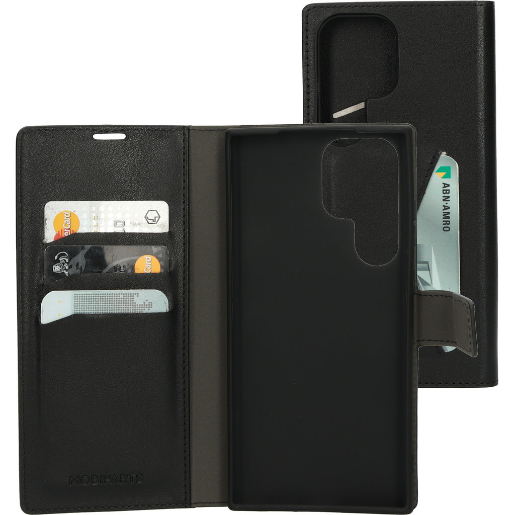 Mobiparts Mobiparts Classic Wallet Case Samsung Galaxy S23 Ultra (2023) Black