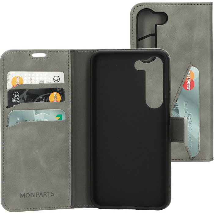 Mobiparts Mobiparts Classic Wallet Case Samsung Galaxy S23 (2023) Granite Grey
