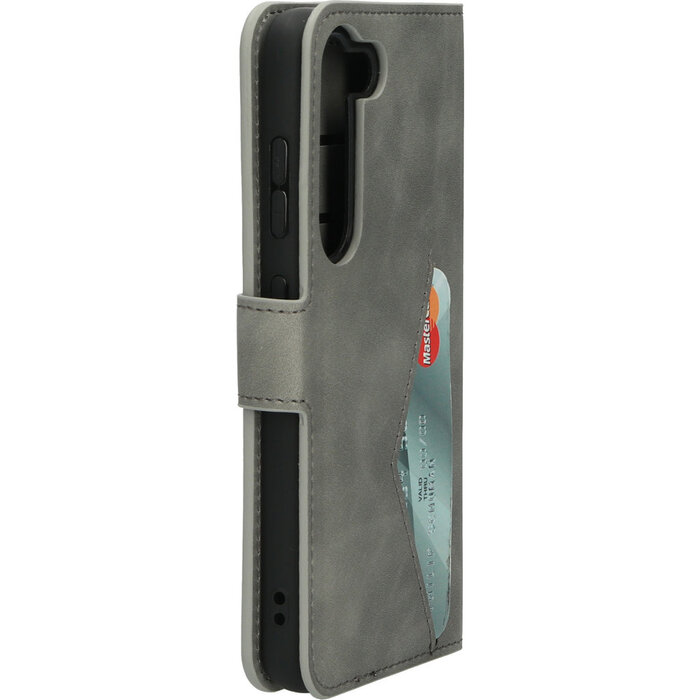 Mobiparts Mobiparts Classic Wallet Case Samsung Galaxy S23 (2023) Granite Grey