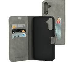 Mobiparts Mobiparts Classic Wallet Case voor Samsung Galaxy A34 5G - Granite Grey