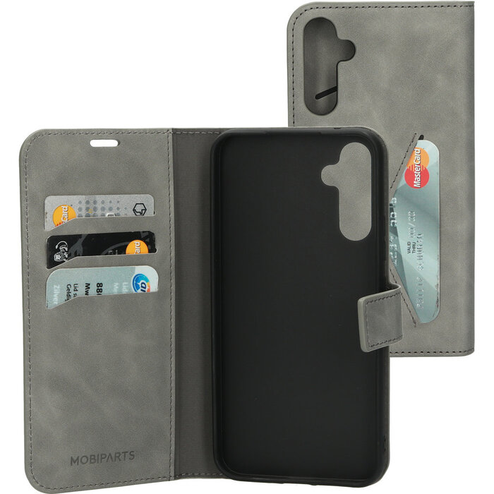 Mobiparts Mobiparts Classic Wallet Case voor Samsung Galaxy A34 5G - Granite Grey