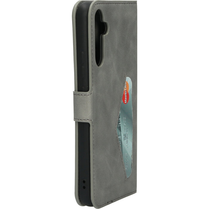 Mobiparts Mobiparts Classic Wallet Case voor Samsung Galaxy A34 5G - Granite Grey