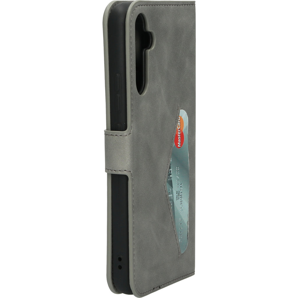 Mobiparts Mobiparts Classic Wallet Case voor Samsung Galaxy A34 5G - Granite Grey