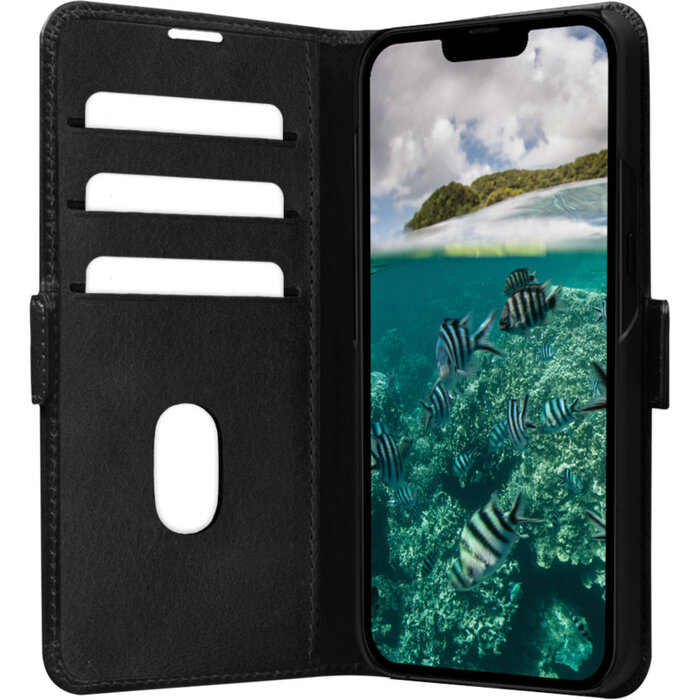 DBramante1928 dbramante1928 Copenhagen iPhone 14 Wallet Case - Zwart Leer