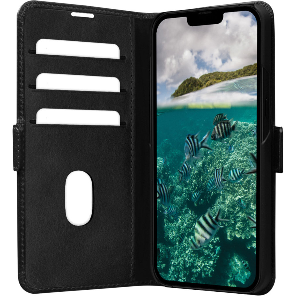 DBramante1928 dbramante1928 Copenhagen iPhone 14 Wallet Case - Zwart Leer