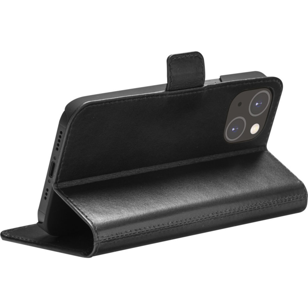 DBramante1928 dbramante1928 Copenhagen iPhone 14 Wallet Case - Zwart Leer