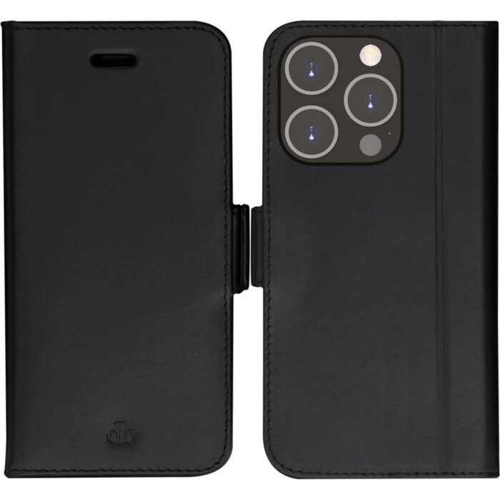 DBramante1928 dbramante1928 Copenhagen Leren Wallet Case voor iPhone 14 Pro - Zwart