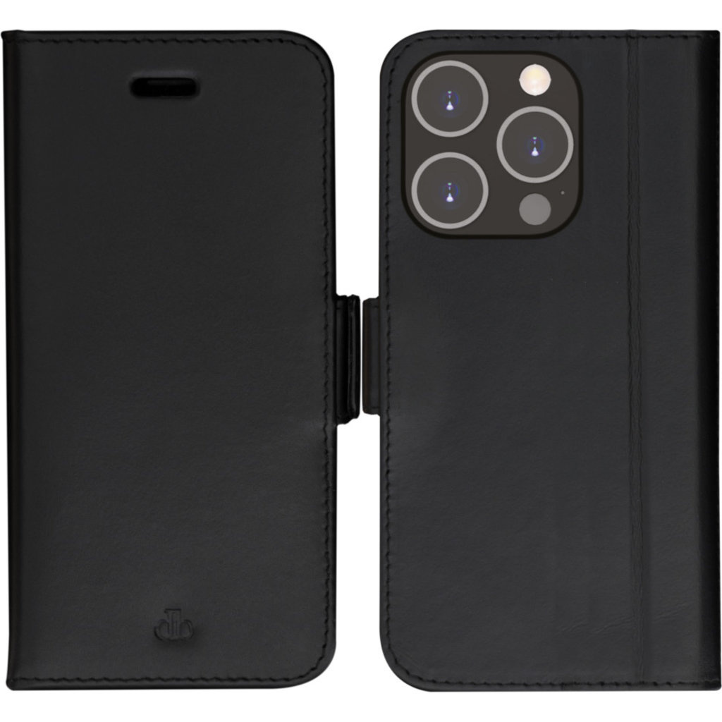 DBramante1928 dbramante1928 Copenhagen Leren Wallet Case voor iPhone 14 Pro - Zwart