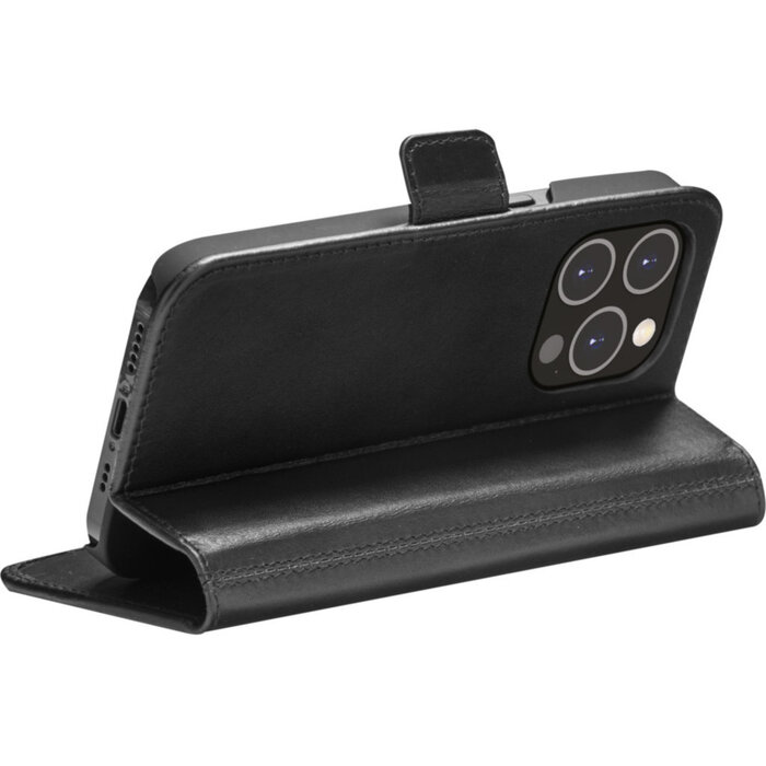 DBramante1928 dbramante1928 Copenhagen Leren Wallet Case voor iPhone 14 Pro - Zwart
