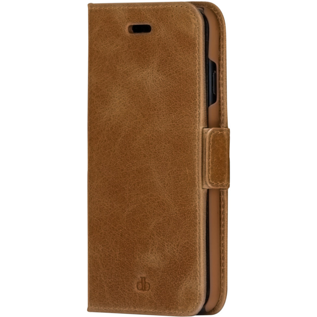 DBramante1928 DBramante1928 Copenhagen iPhone 14 Pro Leren Wallet Case - Tan, foto 5 van 5