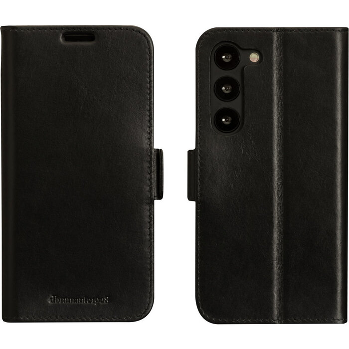 DBramante1928 DBramante1928 Copenhagen Lederen Book Case voor Samsung Galaxy S23 - Zwart