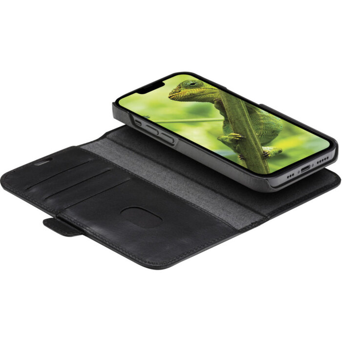 DBramante1928 DBramante1928 Lynge Lederen 2-in-1 Wallet Case voor iPhone 14 Pro - Zwart