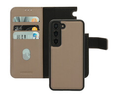 Mobiparts Mobiparts 2-in-1 Lederen Wallet Case Samsung Galaxy S23 - Taupe