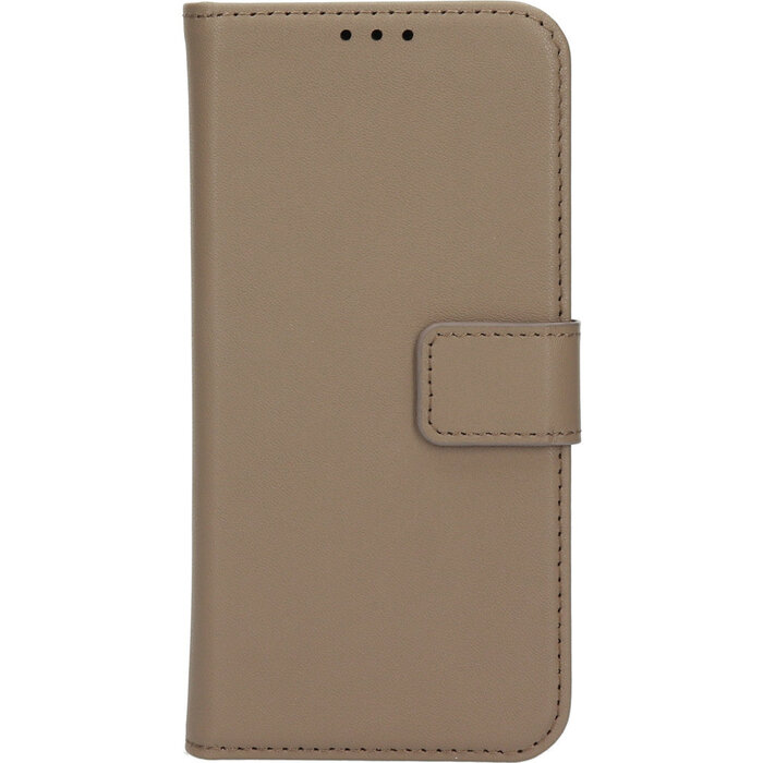 Mobiparts Mobiparts 2-in-1 Lederen Wallet Case Samsung Galaxy S23 - Taupe