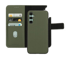 Mobiparts Mobiparts 2-in-1 Leren Wallet Case Samsung Galaxy A34 - Groen