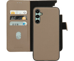 Mobiparts Mobiparts 2-in-1 Lederen Wallet Case voor Samsung Galaxy A34 - Taupe