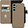 Mobiparts 2-in-1 Lederen Wallet Case voor Samsung Galaxy A34 - Taupe
