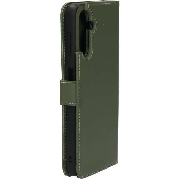 Mobiparts Mobiparts 2-in-1 Lederen Wallet Case voor Samsung Galaxy A14 - Groen