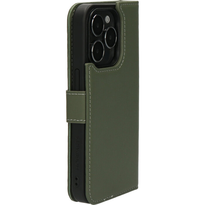 Mobiparts Mobiparts Leather 2 in 1 Wallet Case Apple iPhone 14 Pro Green
