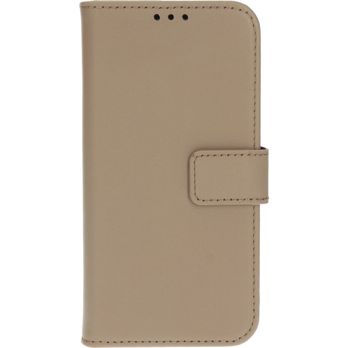 Mobiparts Mobiparts Leather 2 in 1 Wallet Case Apple iPhone 14 Pro Taupe