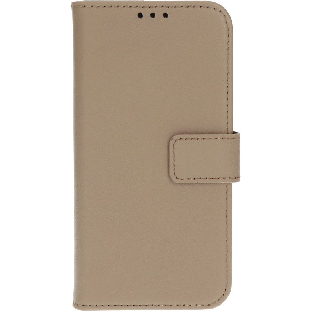Mobiparts Mobiparts 2-in-1 Lederen Wallet Case - iPhone 14 Pro - Taupe