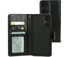 Mobiparts Mobiparts Classic Wallet Case voor Oppo A98 5G - Zwart