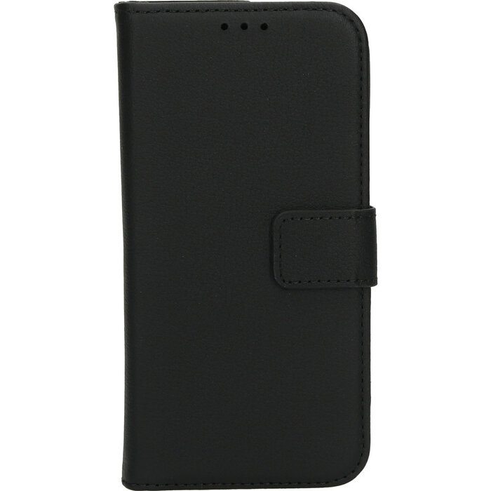Mobiparts Mobiparts 2-in-1 Lederen Wallet Case iPhone 15 / 14 / 13 Zwart