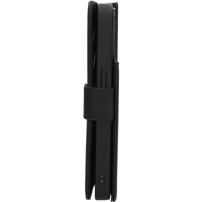 Mobiparts Mobiparts 2-in-1 Lederen Wallet Case voor iPhone 15 Pro - Zwart