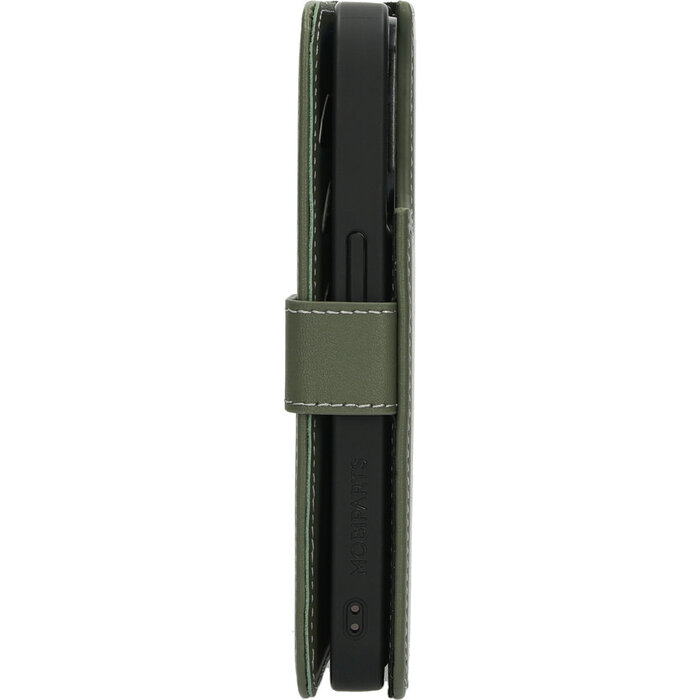 Mobiparts Mobiparts Leather 2 in 1 Wallet Case Apple iPhone 15 Pro Green