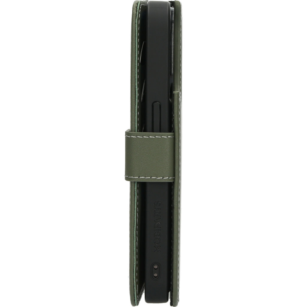 Mobiparts Mobiparts Leather 2 in 1 Wallet Case Apple iPhone 15 Pro Green