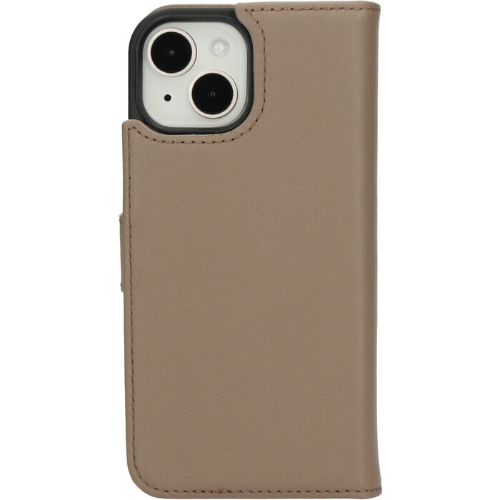 Mobiparts Mobiparts Leather 2 in 1 Wallet Case Apple iPhone 15/14/13 Taupe