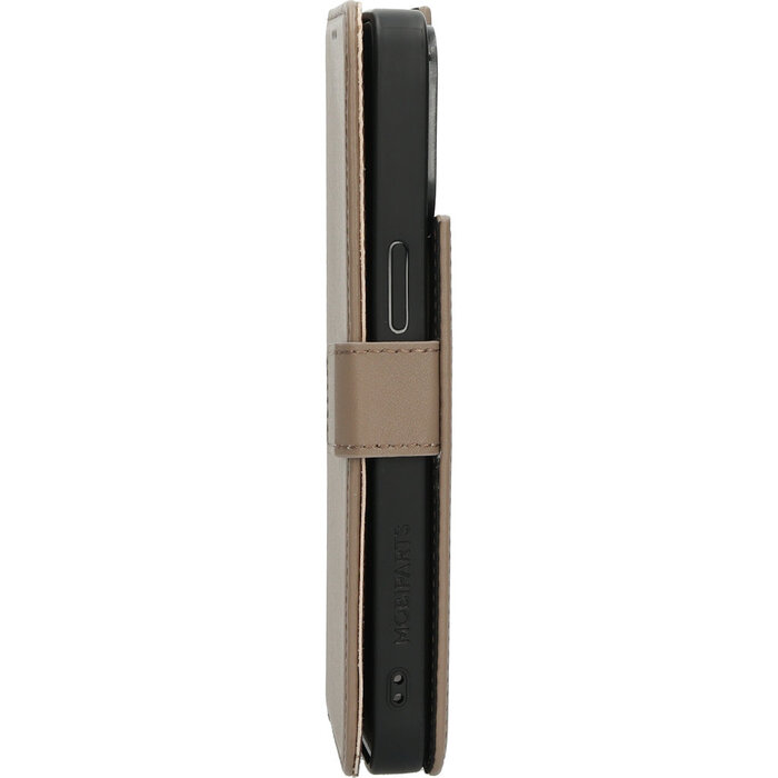 Mobiparts Mobiparts 2-in-1 Lederen Wallet Case iPhone 15 Pro Max - Taupe