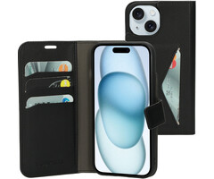 Mobiparts Mobiparts Classic Wallet Case voor iPhone 15, 14 & 13 - Zwart