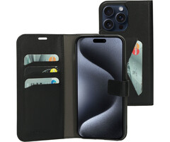 Mobiparts Mobiparts Classic Wallet Case voor iPhone 15 Pro Max - Zwart