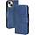 Mobiparts Classic Wallet Case voor iPhone 15 / 14 / 13 - Steel Blue