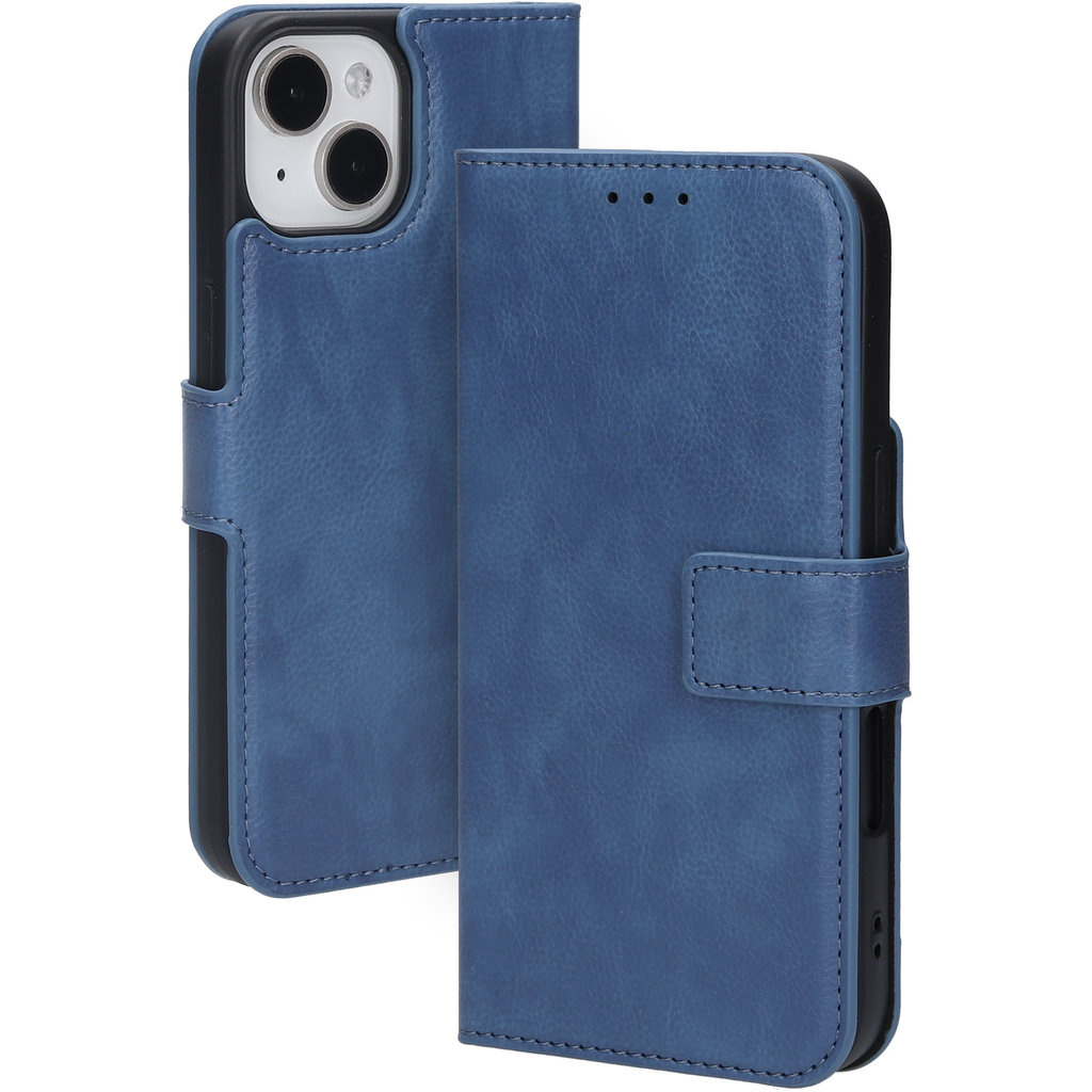 Mobiparts Mobiparts Classic Wallet Case voor iPhone 15 / 14 / 13 - Steel Blue