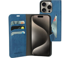 Mobiparts Mobiparts Classic Wallet Case voor Apple iPhone 15 Pro - Steel Blue