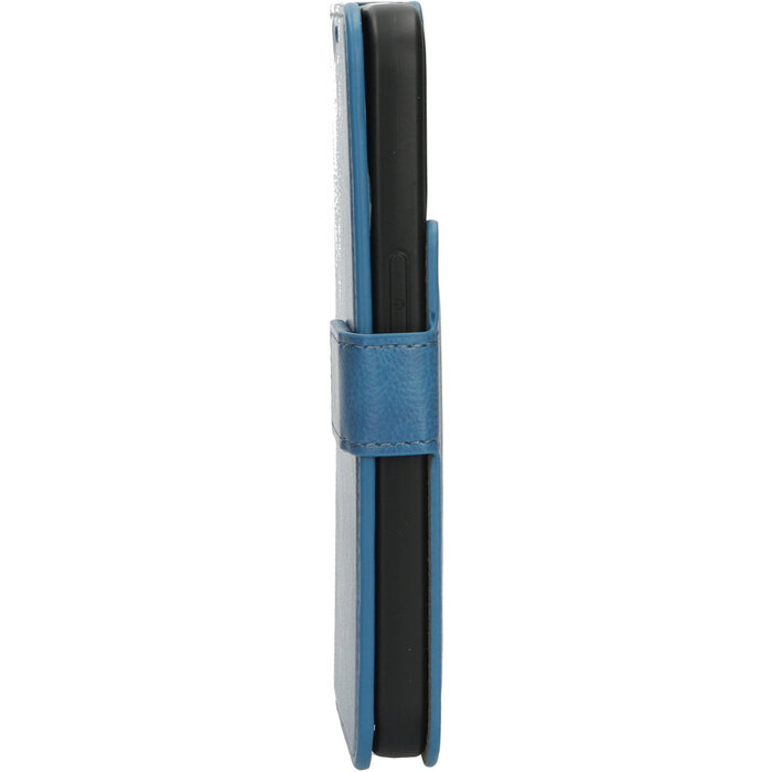 Mobiparts Mobiparts Classic Wallet Case voor Apple iPhone 15 Pro - Steel Blue