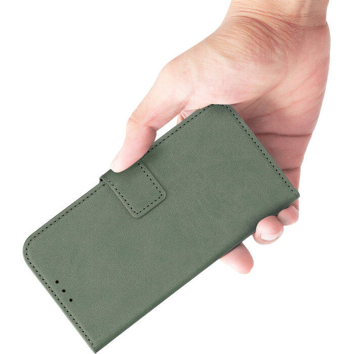 Mobiparts Mobiparts Classic Wallet Case Apple iPhone 15/14/13 Stone Green