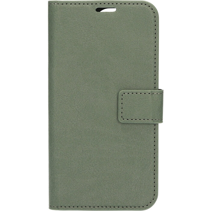 Mobiparts Mobiparts Classic Wallet Case voor iPhone 15 Pro - Stone Green