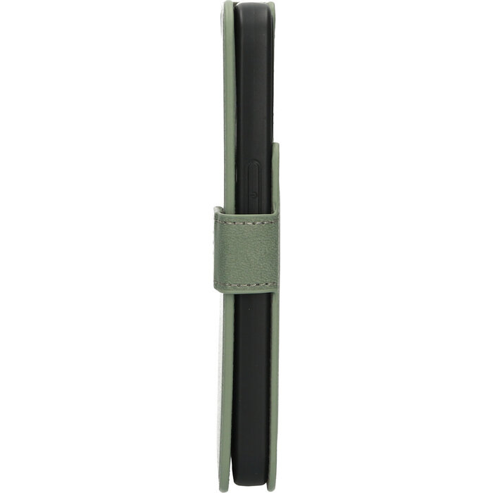 Mobiparts Mobiparts Classic Wallet Case voor iPhone 15 Pro - Stone Green